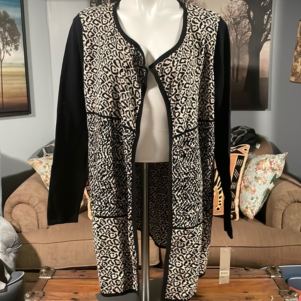 NWT 100% Cotton Laura Ashley Cardigan - Large